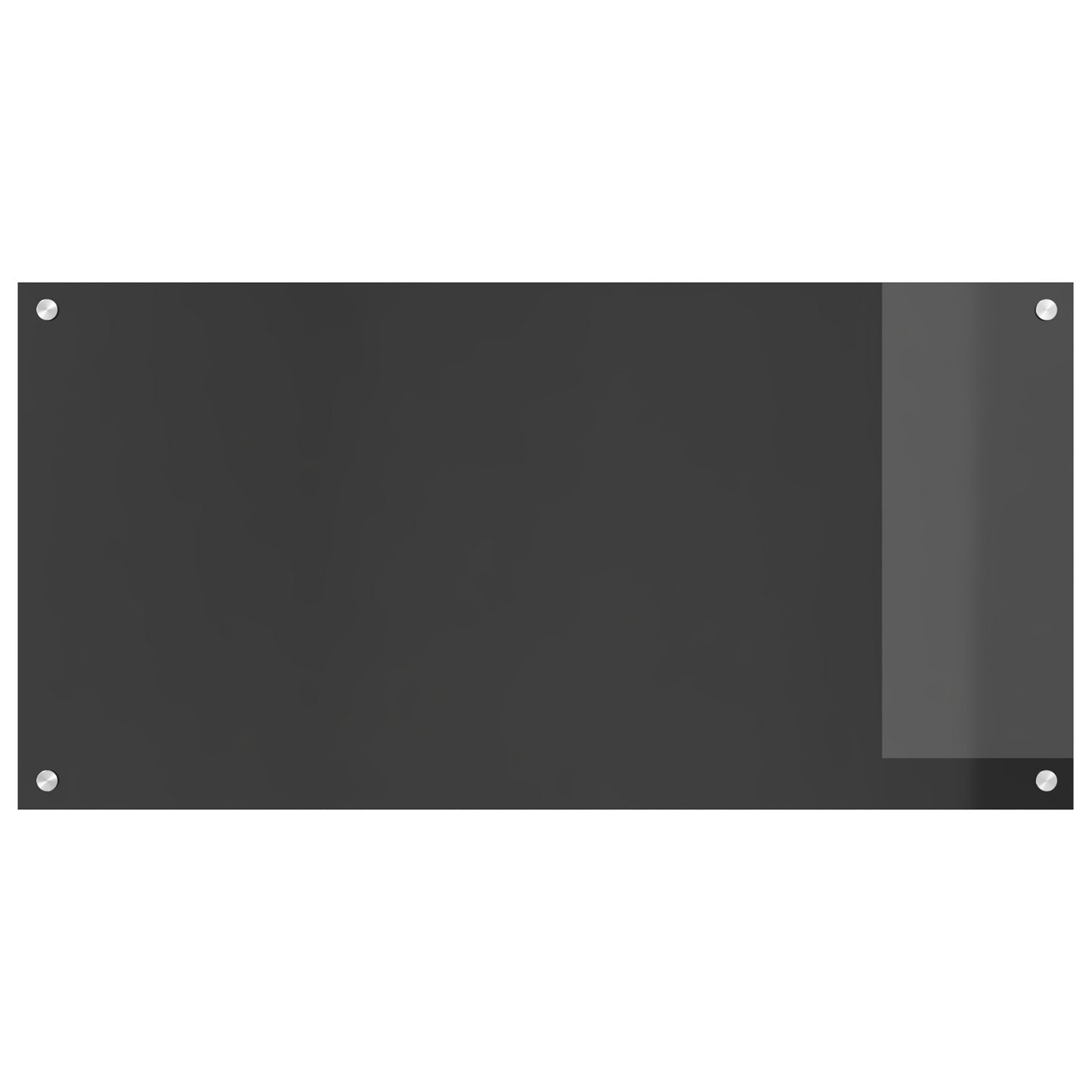 Kitchen Backsplash Dark grey 100 x 50 x 0.6 cm Tempered Glass