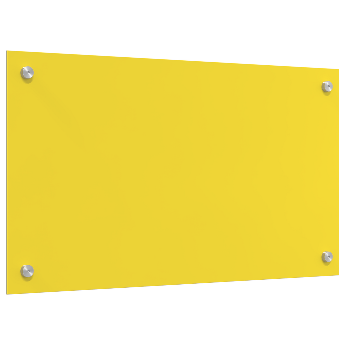 Kitchen Backsplash Yellow 70 x 40 x 0.6 cm Tempered Glass