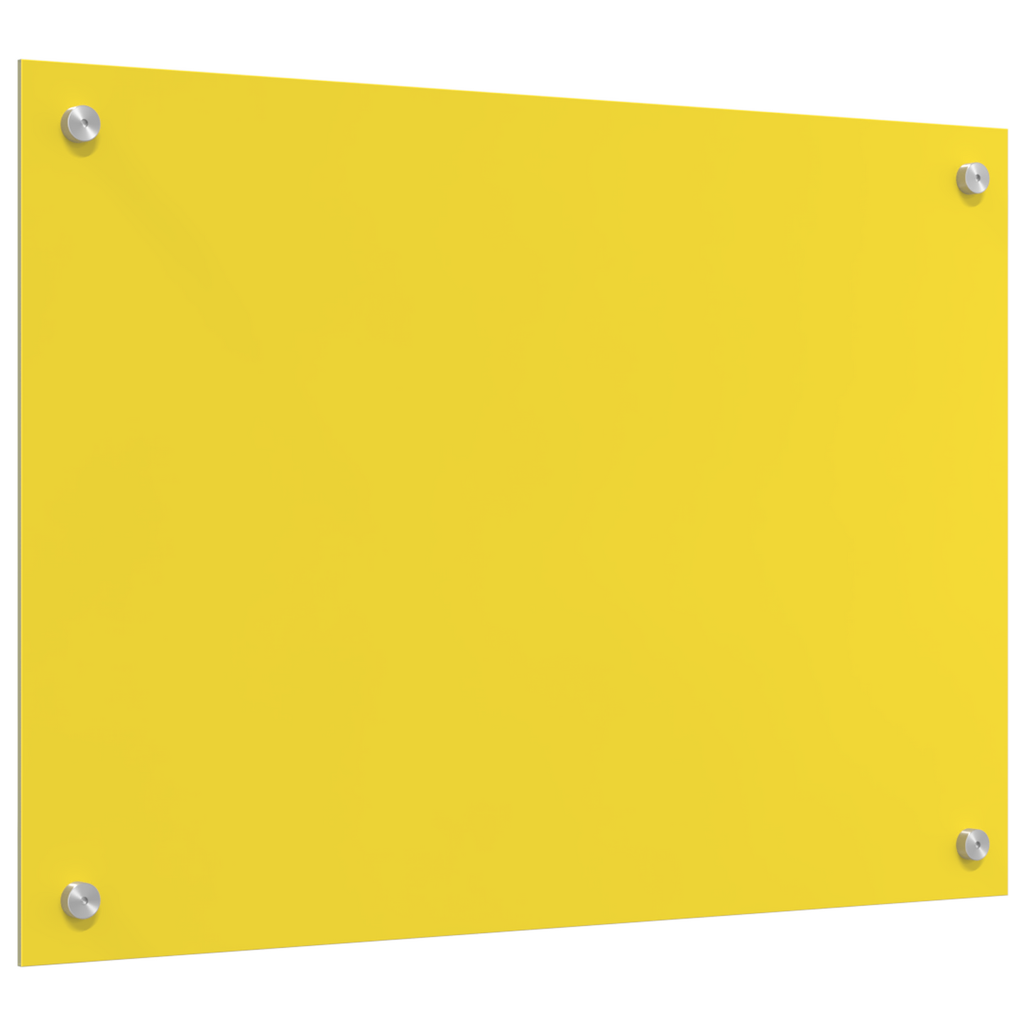 Kitchen Backsplash Yellow 70 x 50 x 0.6 cm Tempered Glass