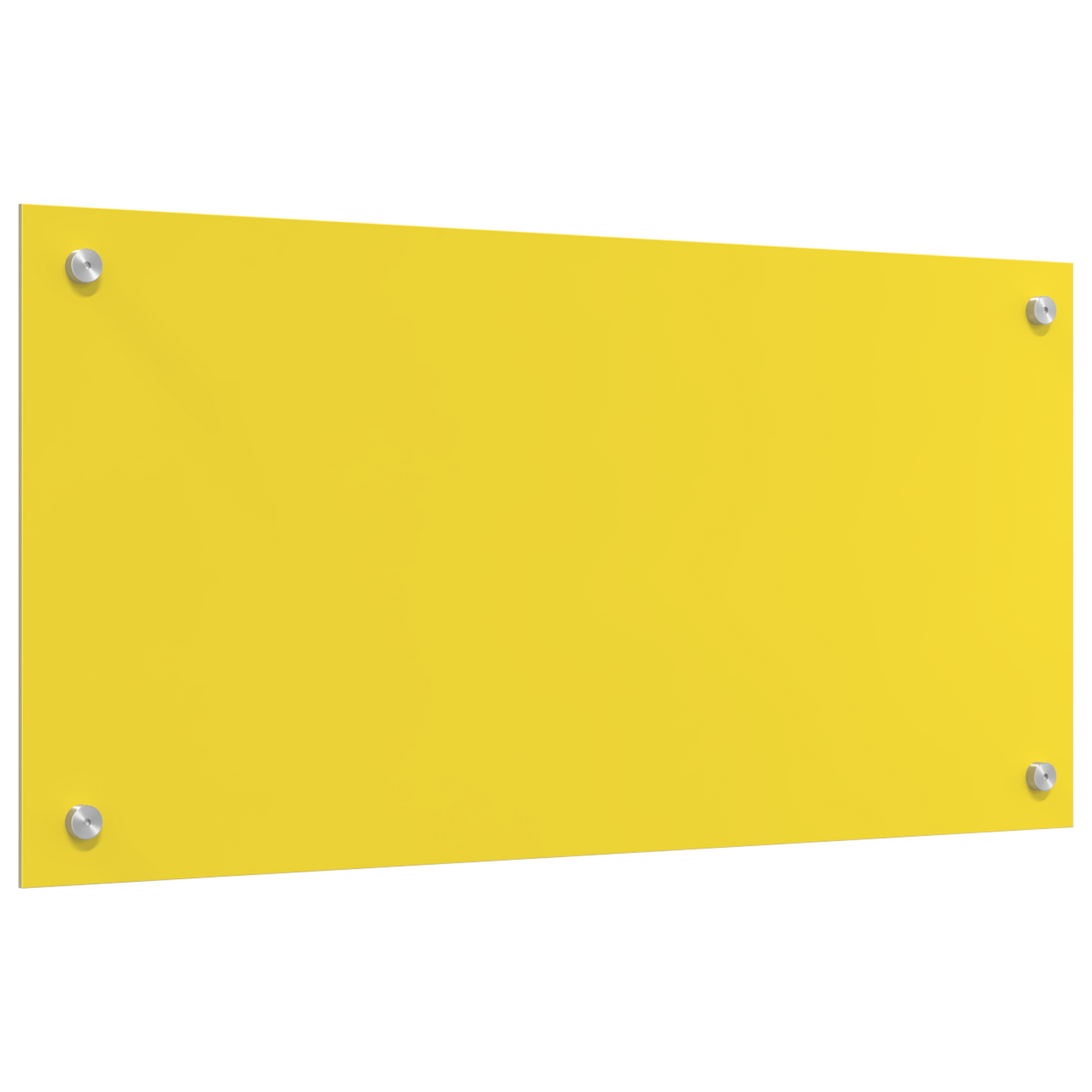Kitchen Backsplash Yellow 80 x 40 x 0.6 cm Tempered Glass