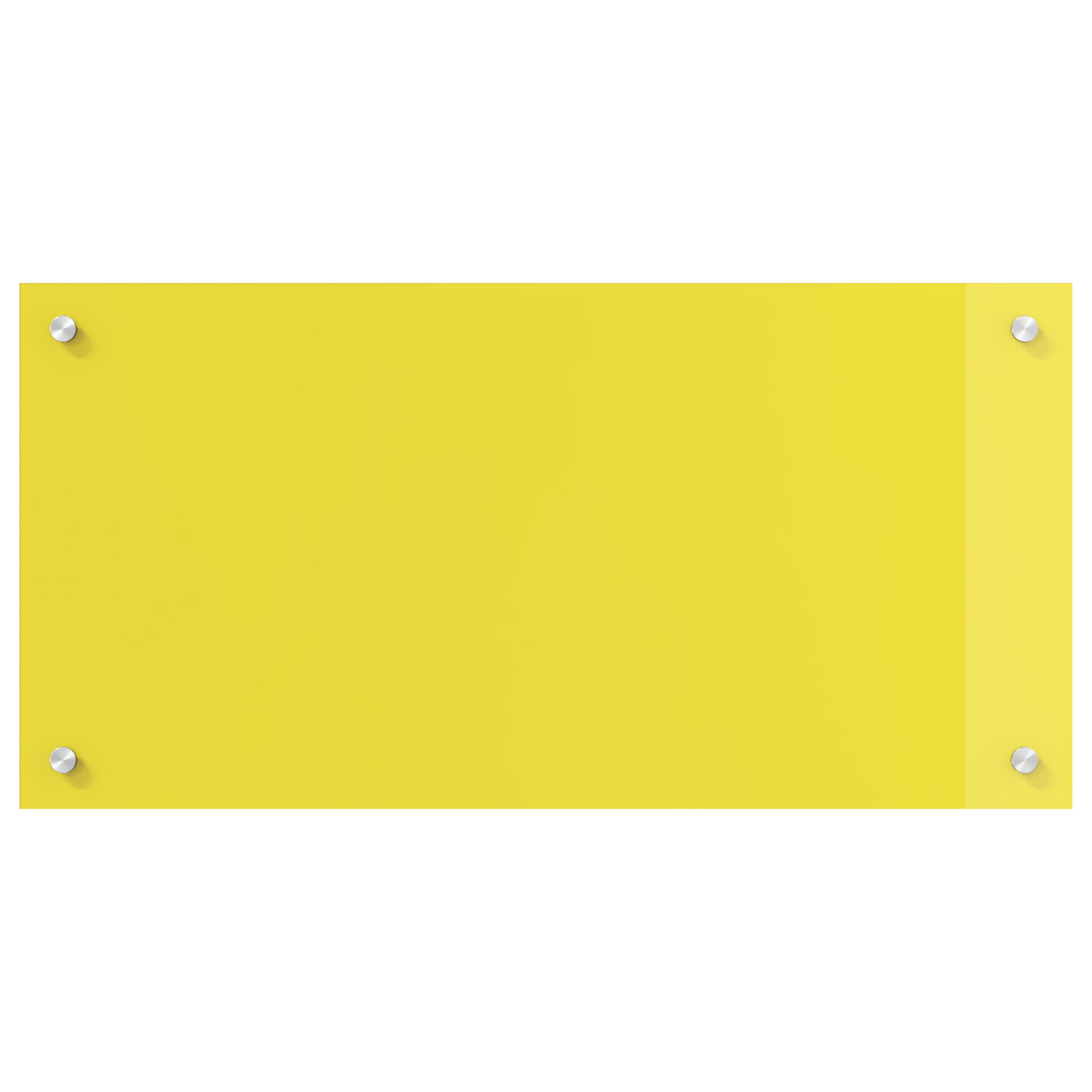 Kitchen Backsplash Yellow 80 x 40 x 0.6 cm Tempered Glass