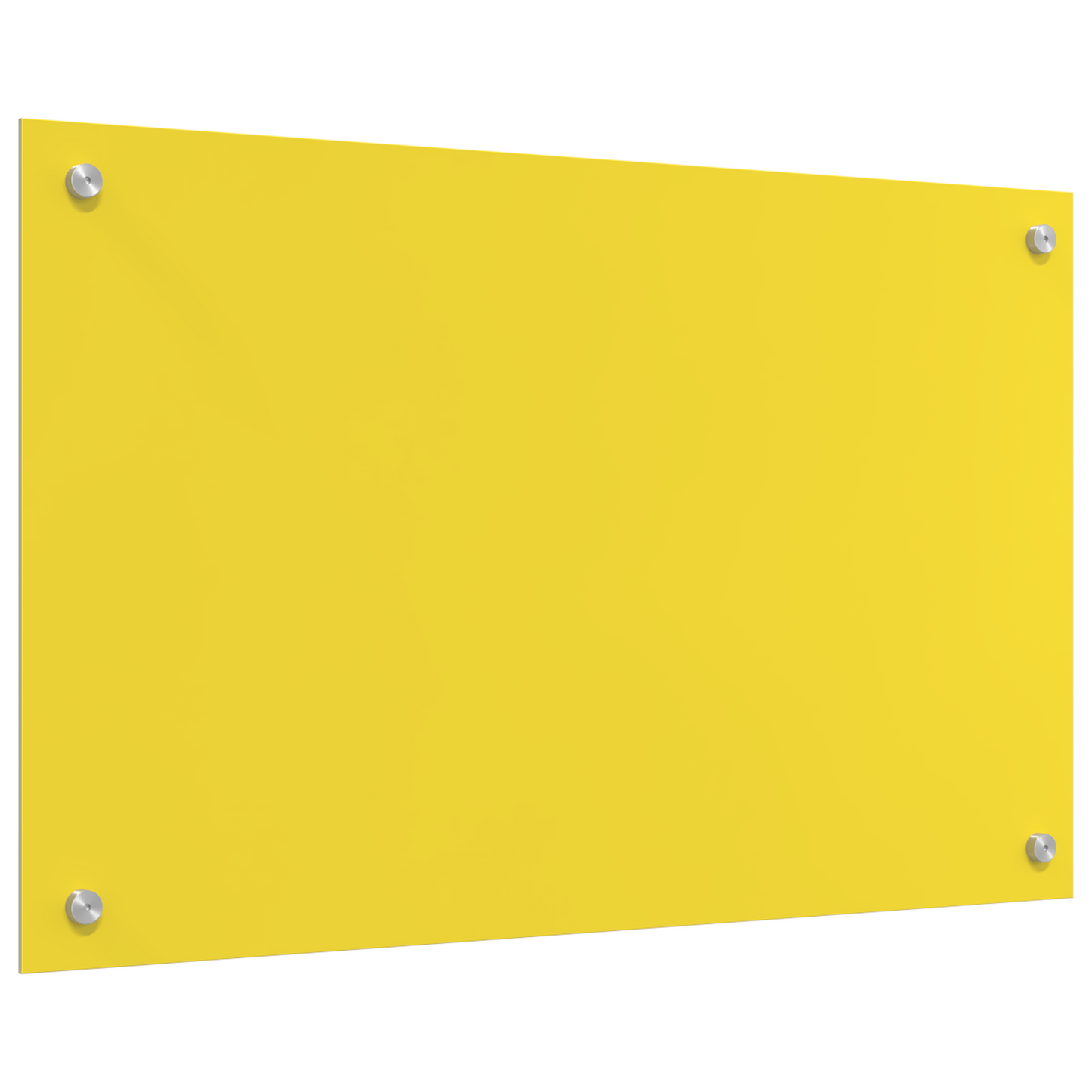 Kitchen Backsplash Yellow 80 x 50 x 0.6 cm Tempered Glass