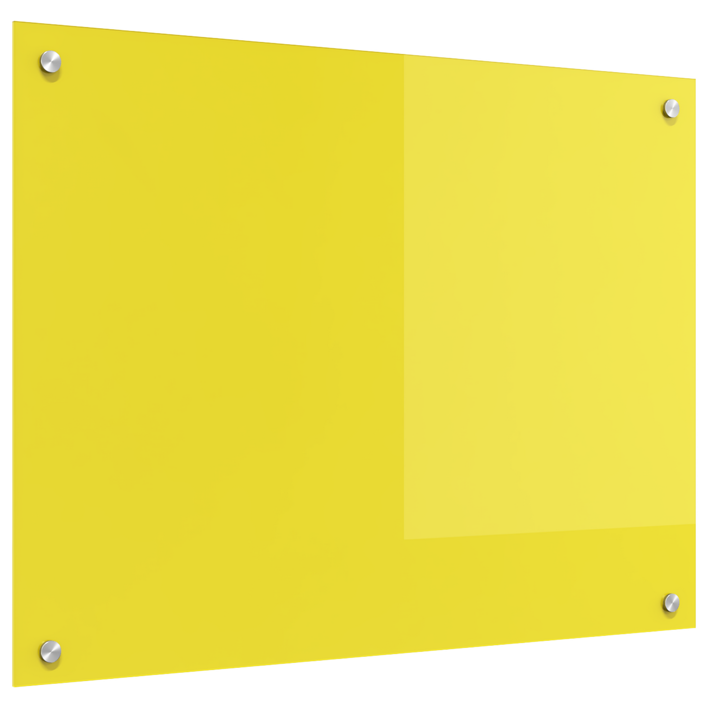 Kitchen Backsplash Yellow 80 x 60 x 0.6 cm Tempered Glass