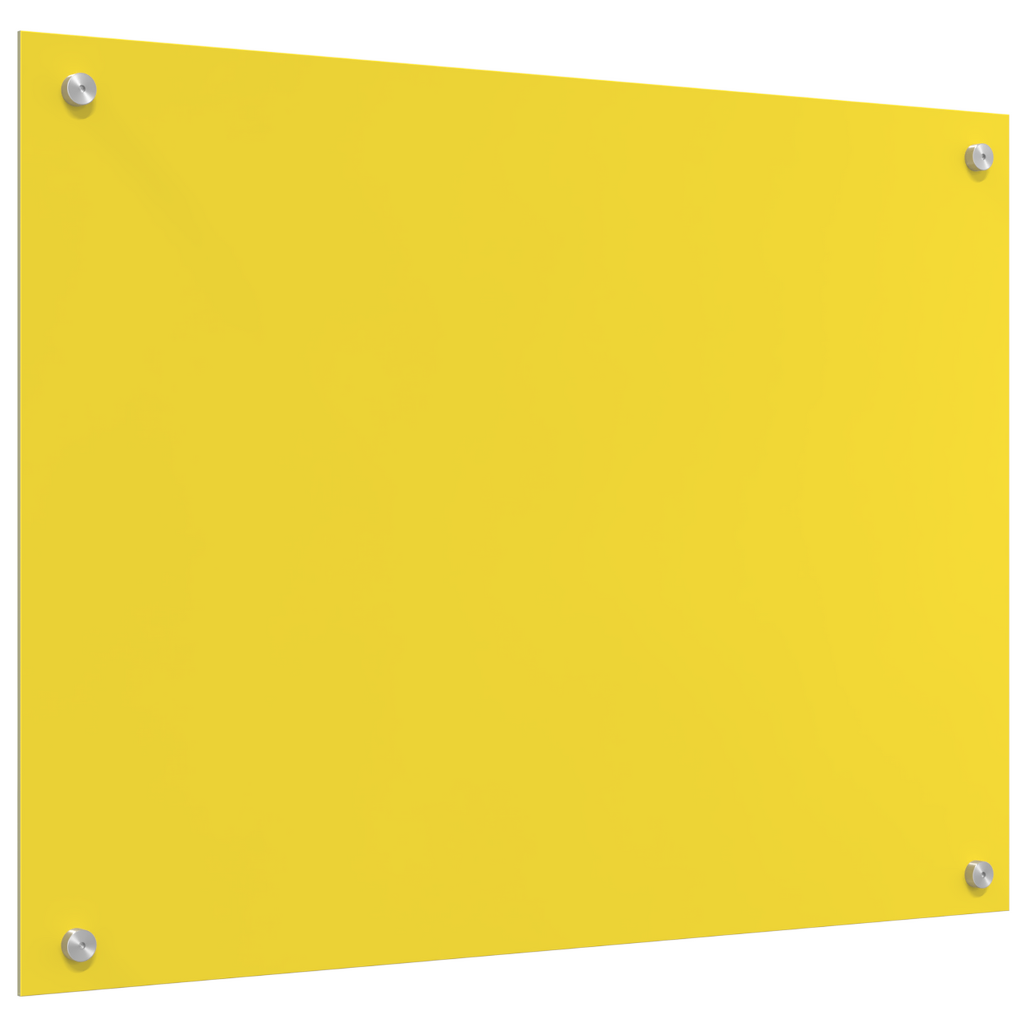 Kitchen Backsplash Yellow 80 x 60 x 0.6 cm Tempered Glass