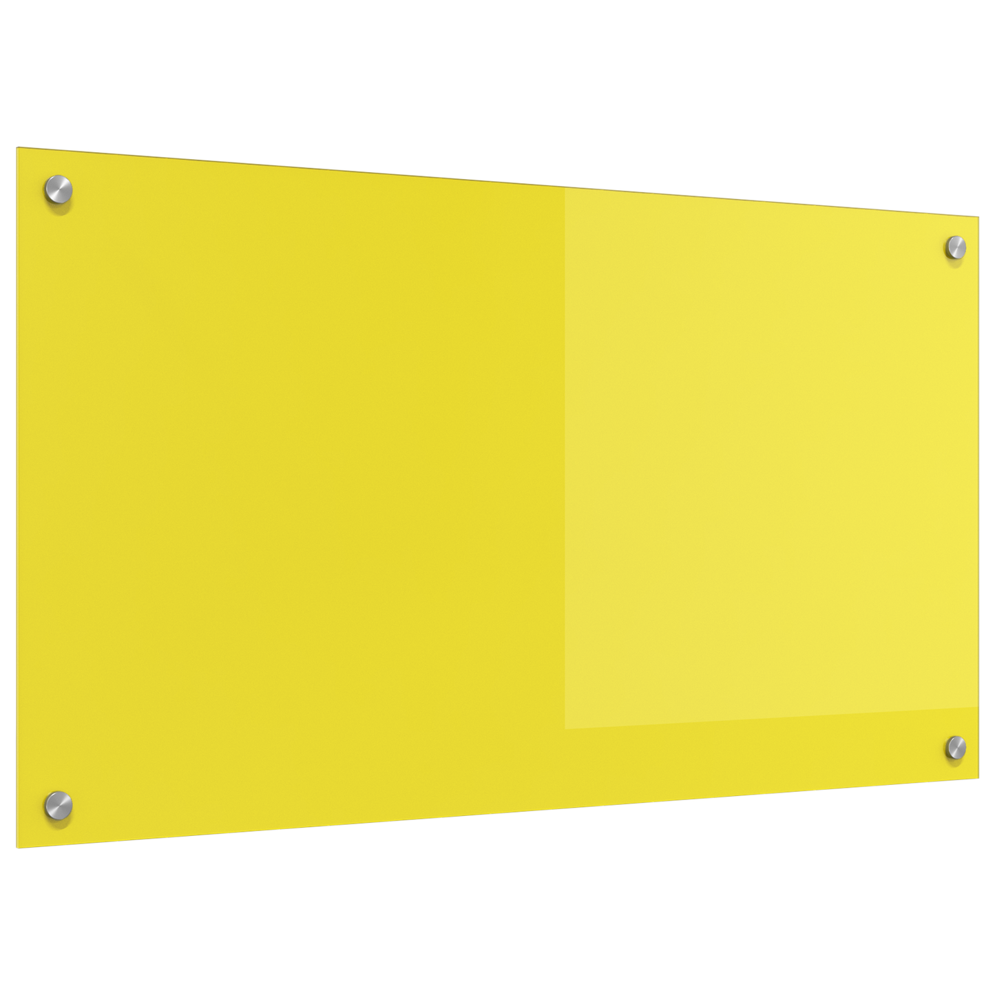 Kitchen Backsplash Yellow 90 x 50 x 0.6 cm Tempered Glass