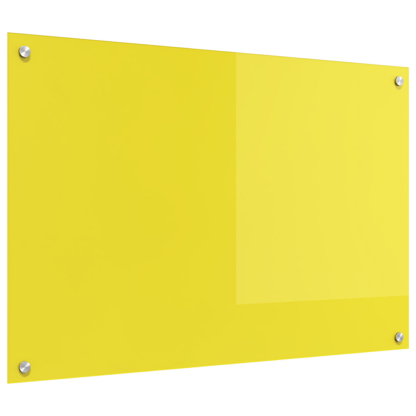 Kitchen Backsplash Yellow 90 x 60 x 0.6 cm Tempered Glass