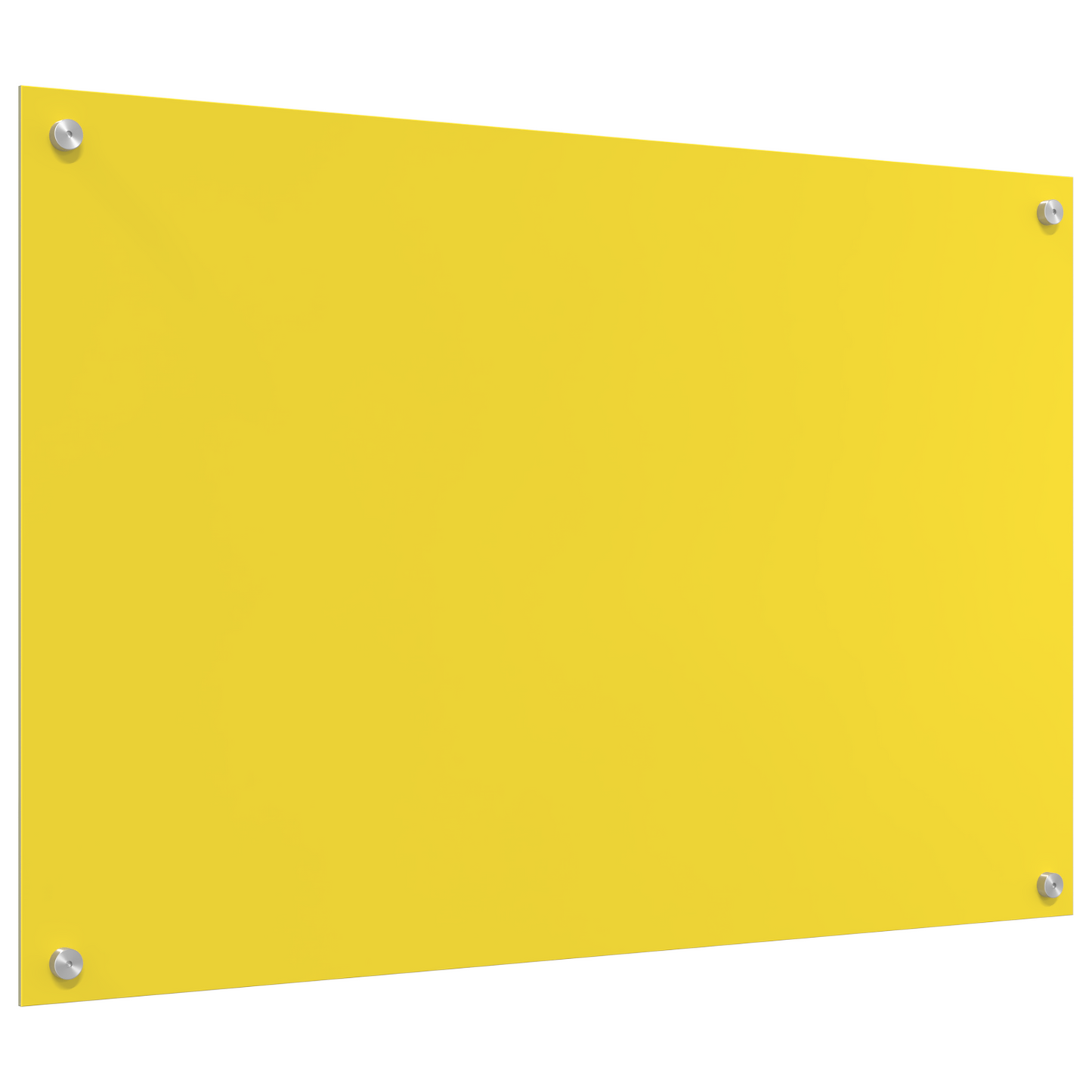 Kitchen Backsplash Yellow 90 x 60 x 0.6 cm Tempered Glass