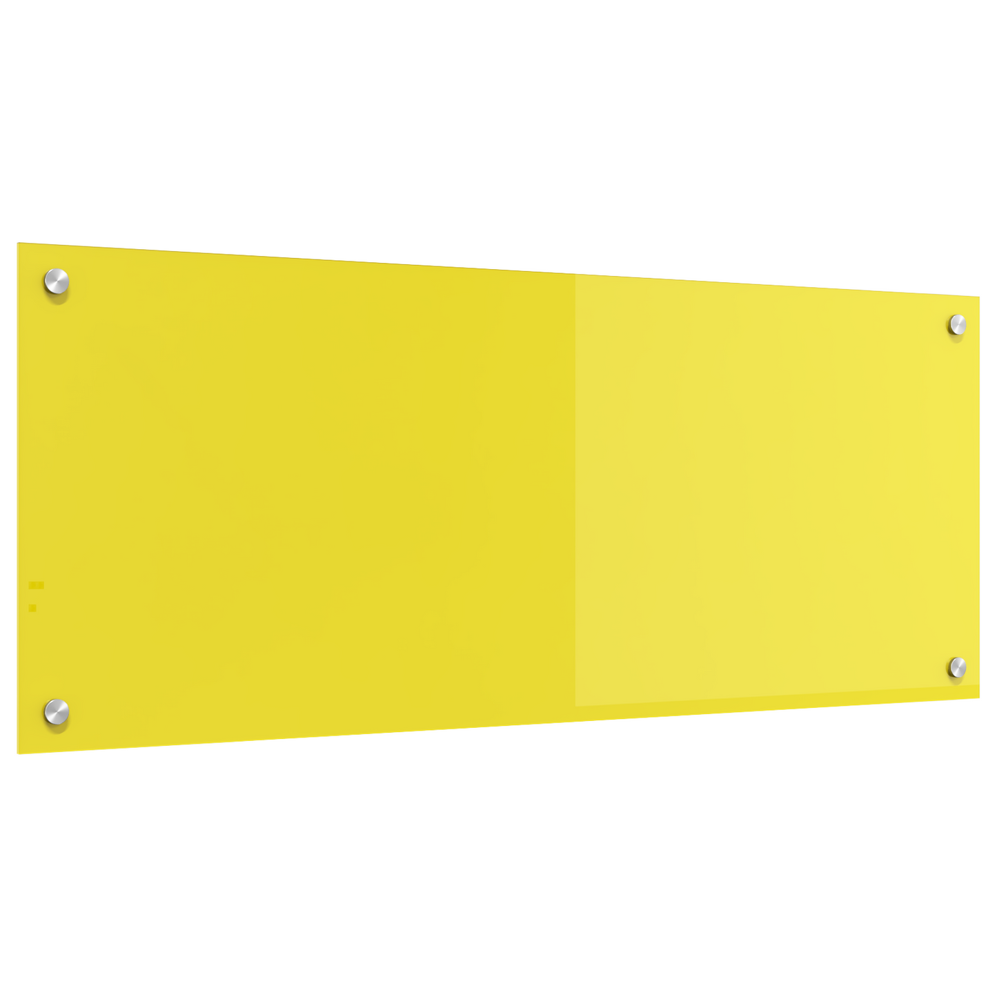 Kitchen Backsplash Yellow 100 x 40 x 0.6 cm Tempered Glass