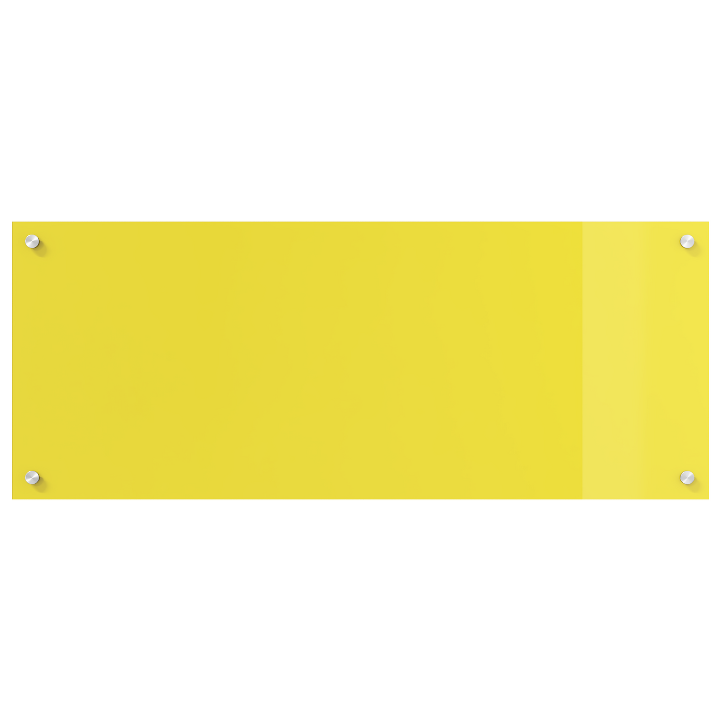 Kitchen Backsplash Yellow 100 x 40 x 0.6 cm Tempered Glass