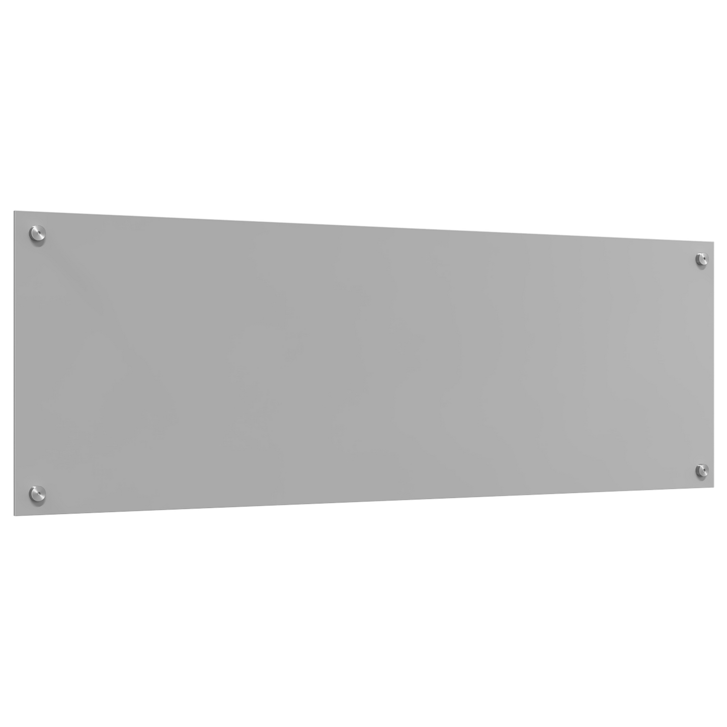 Kitchen Backsplash Light grey 120 x 40 x 0.6 cm Tempered Glass