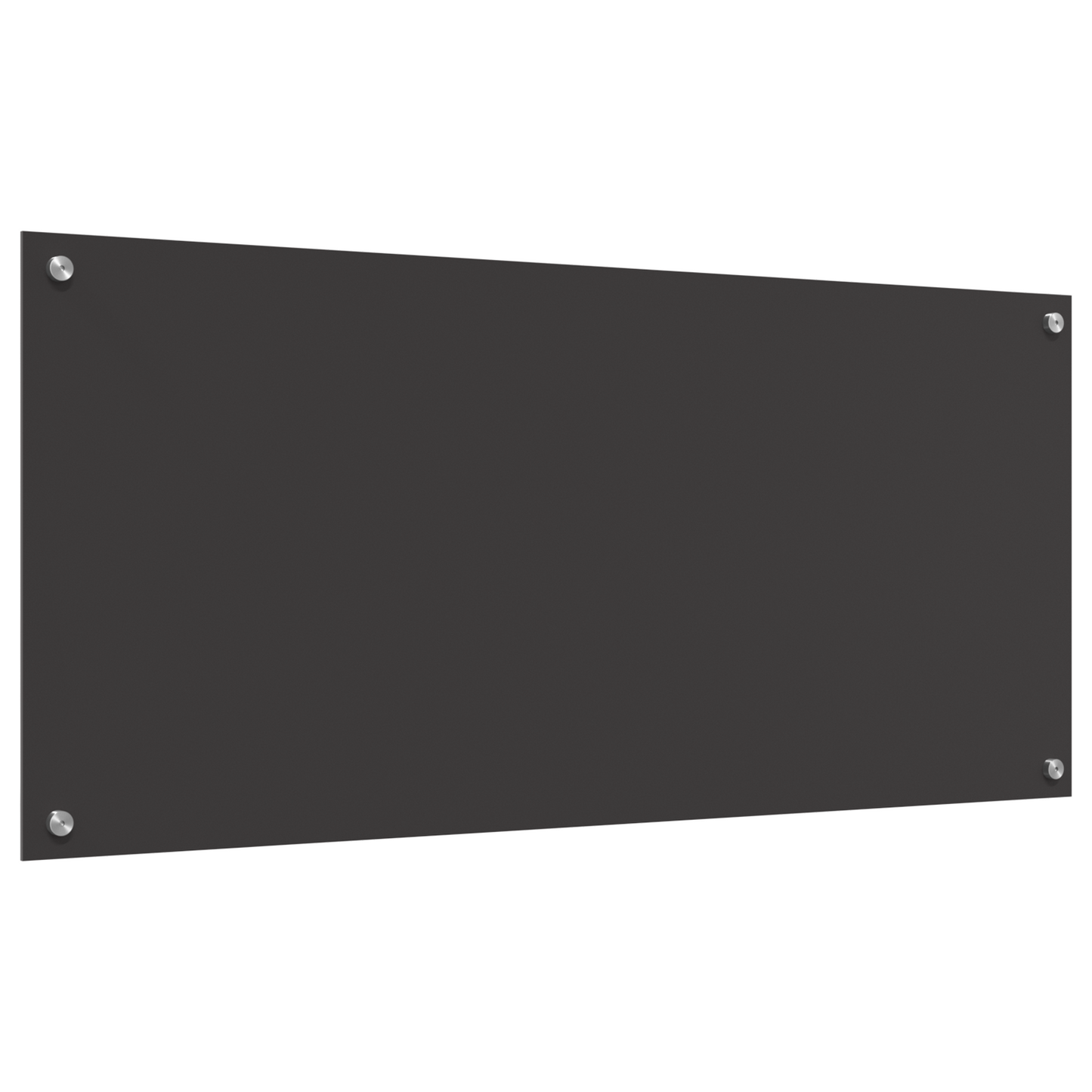 Kitchen Backsplash Dark grey 110 x 50 x 0.6 cm Tempered Glass