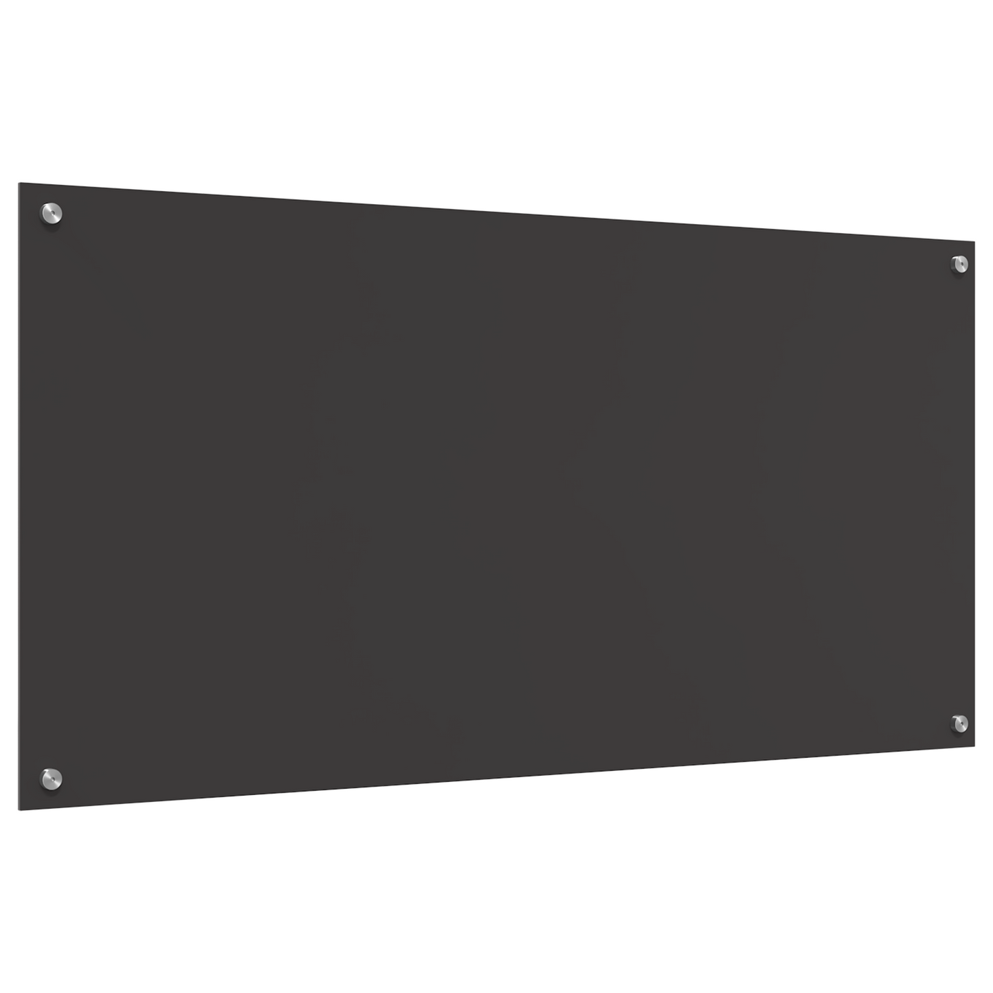 Kitchen Backsplash Dark grey 120 x 60 x 0.6 cm Tempered Glass