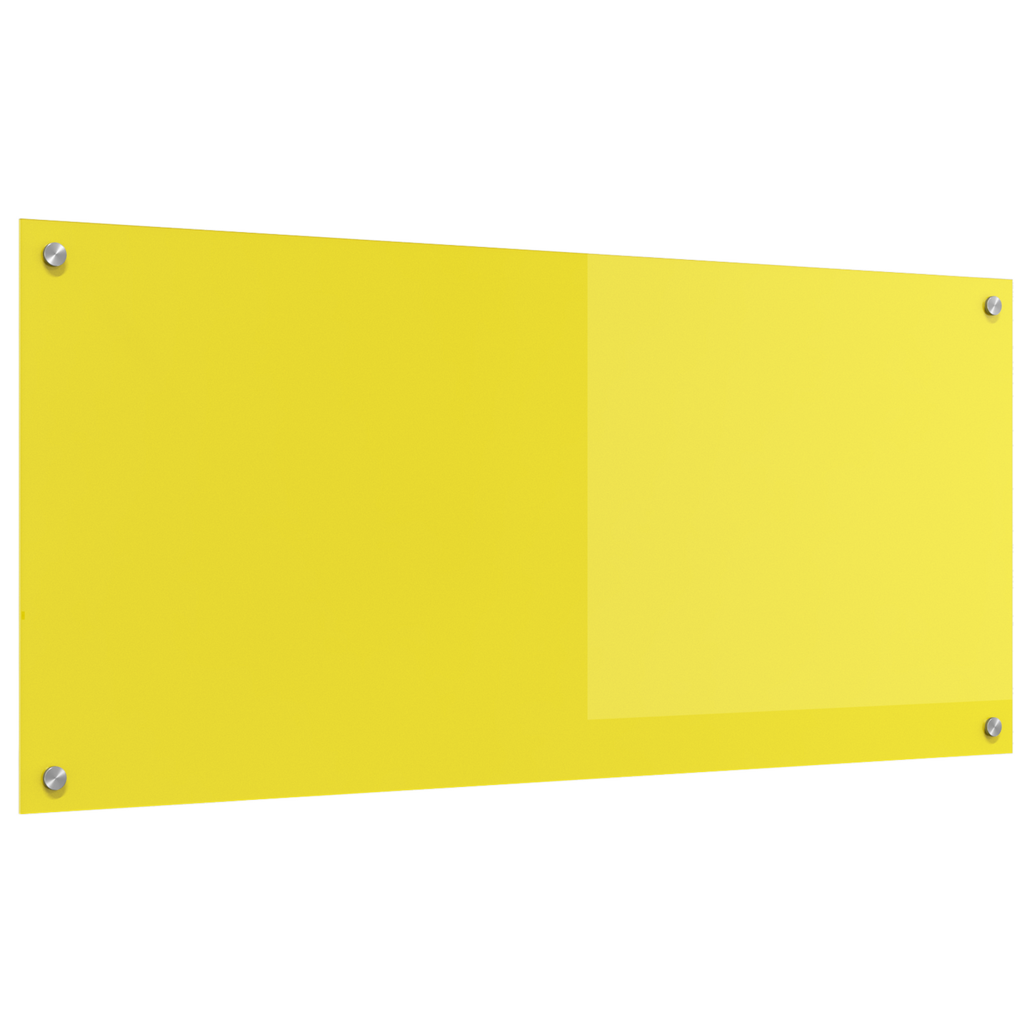 Kitchen Backsplash Yellow 110 x 50 x 0.6 cm Tempered Glass