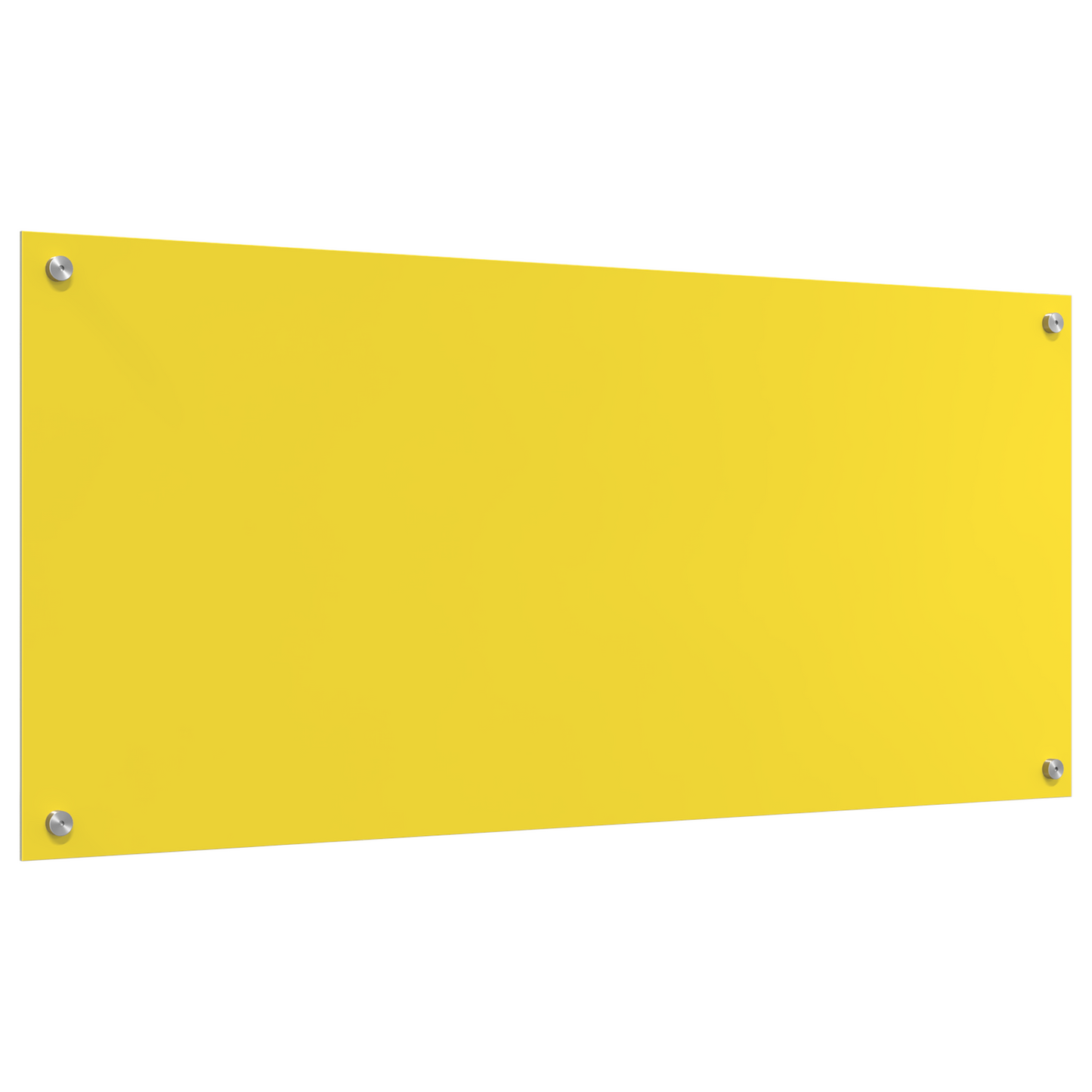 Kitchen Backsplash Yellow 110 x 50 x 0.6 cm Tempered Glass