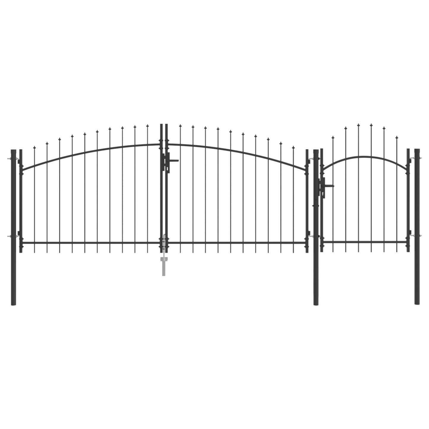 Garden Gate Black 150 x 400 cm