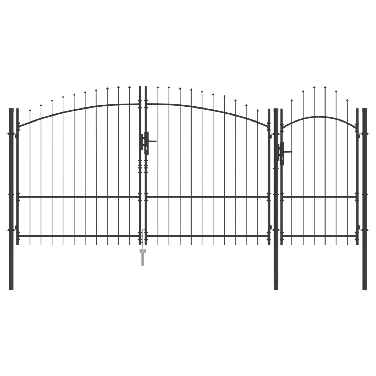 Garden Gate Black 175 x 400 cm