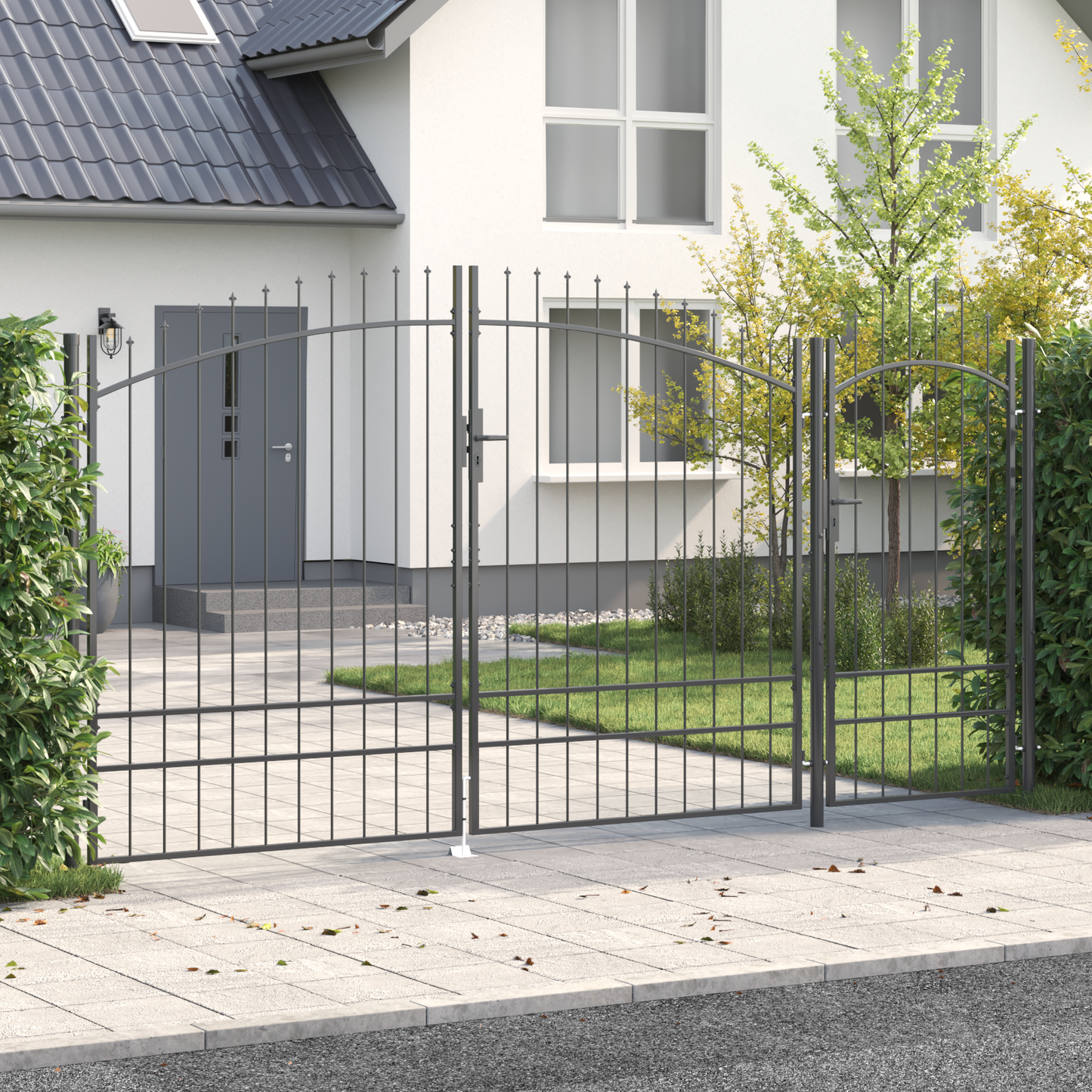 Garden Gate Black 195 x 400 cm