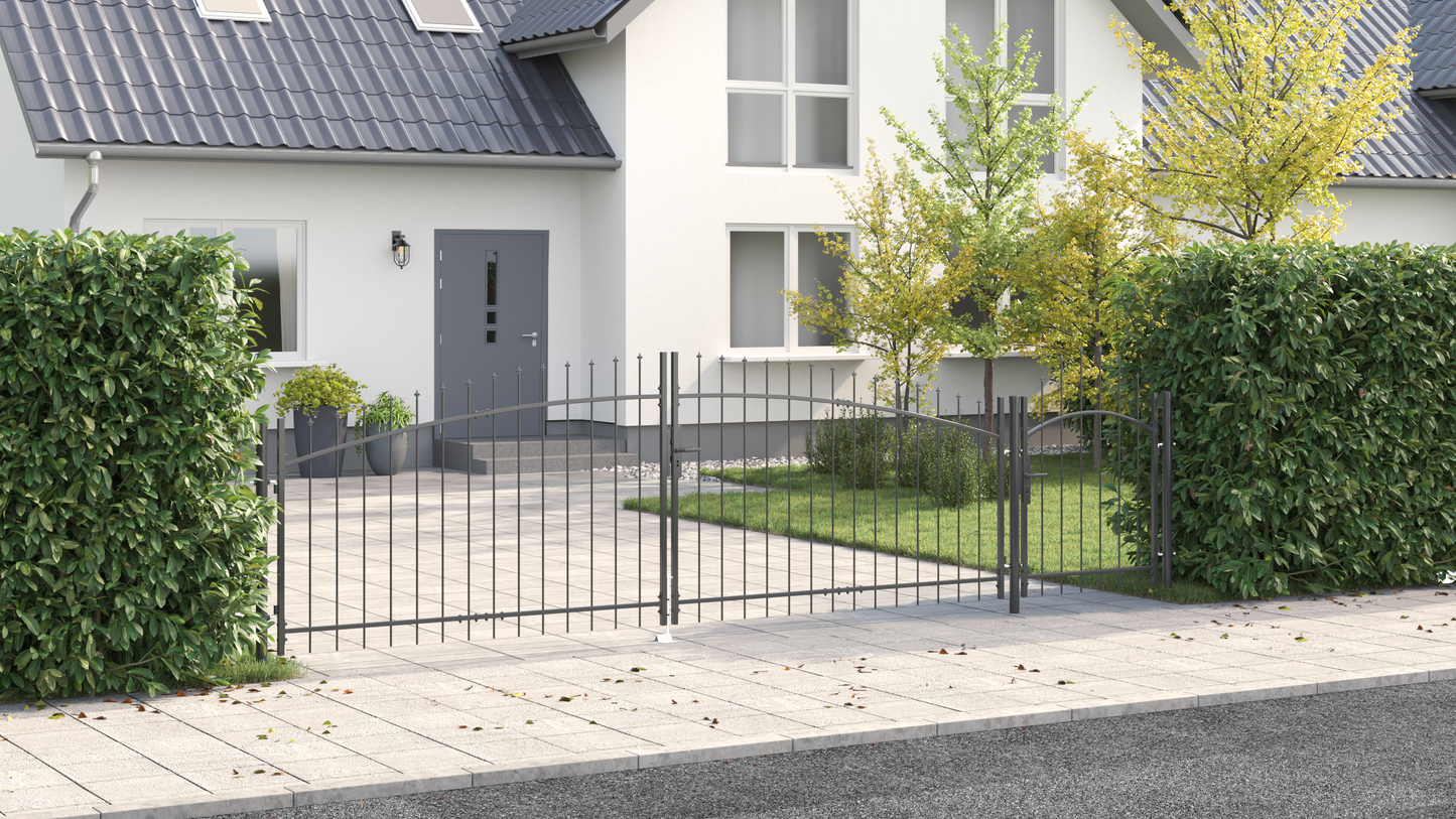 Garden Gate Black 100 x 500 cm