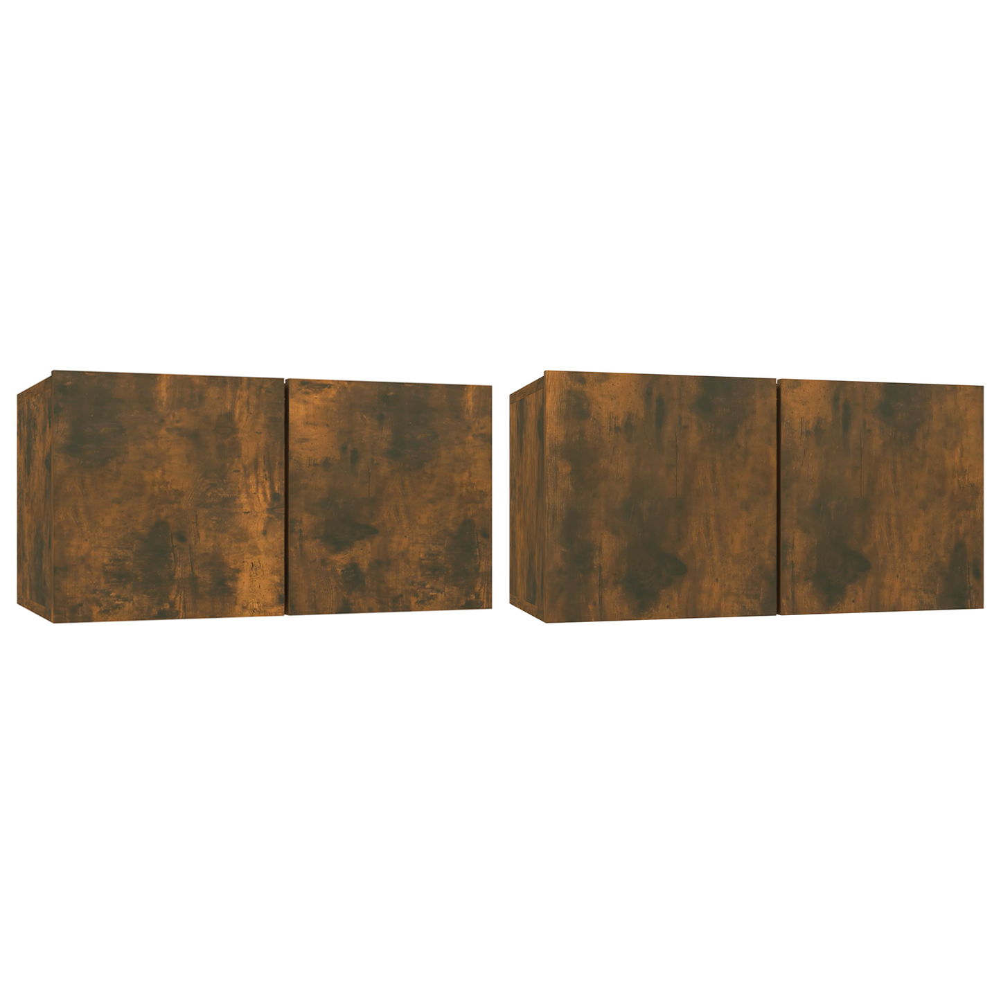 TV Cabinet 2 pcs Brown 60 x 30 x 30 cm Engineered wood