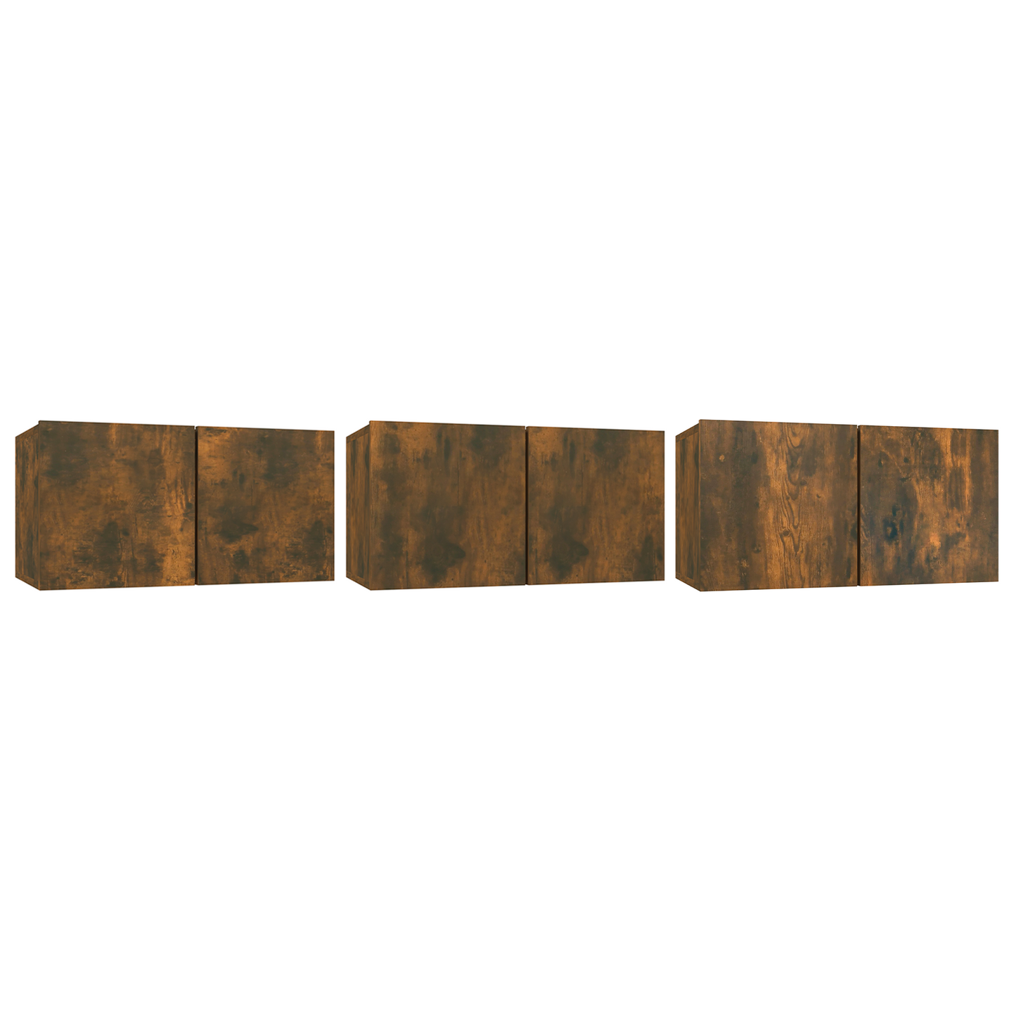 TV Cabinet 3 pcs Brown 60 x 30 x 30 cm Engineered wood