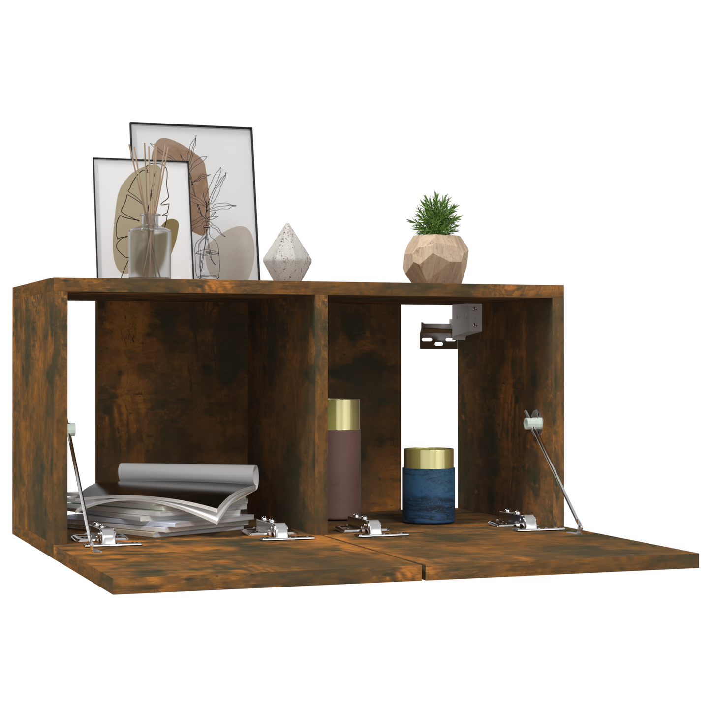 TV Cabinet 3 pcs Brown 60 x 30 x 30 cm Engineered wood