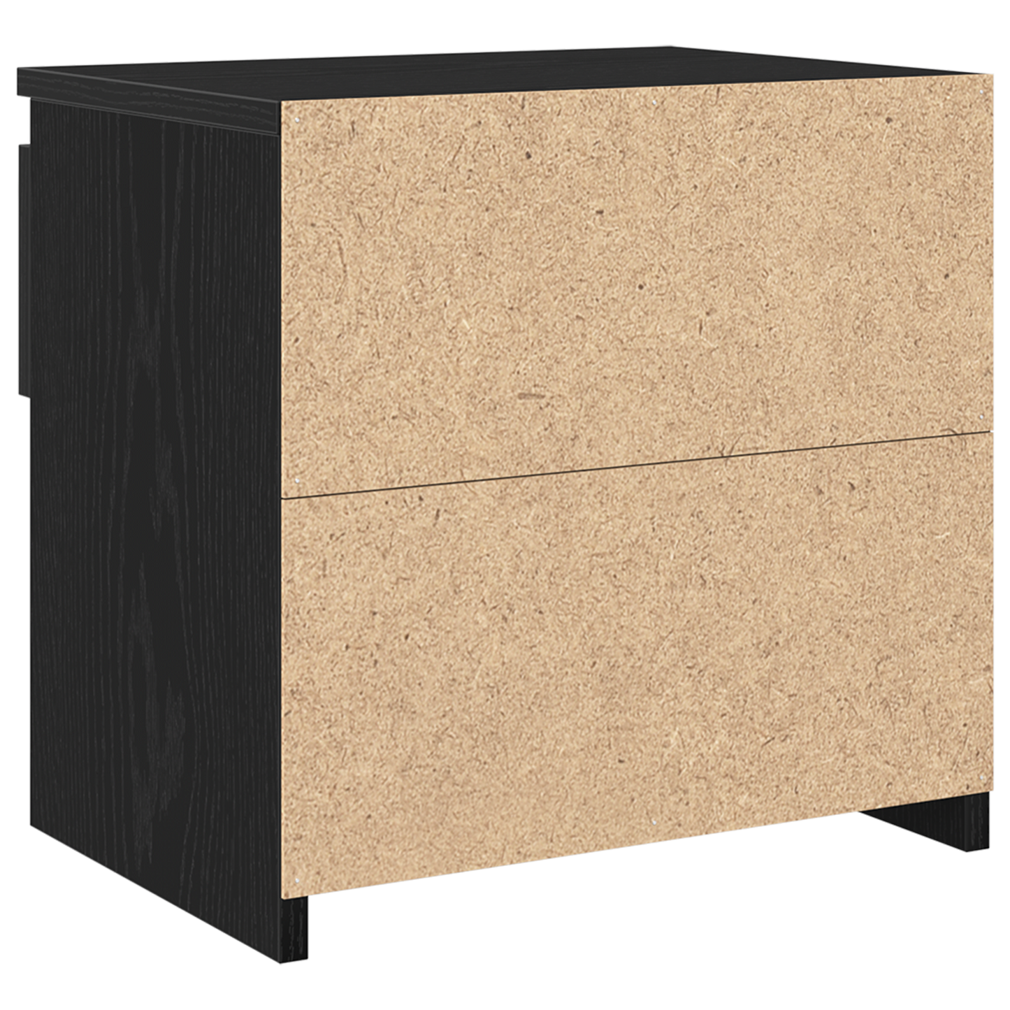 Bedside Cabinet 2 pcs Black Oak 40 x 30 x 39 cm Engineered wood