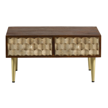 Edison Coffee Table With 2 Drawers
