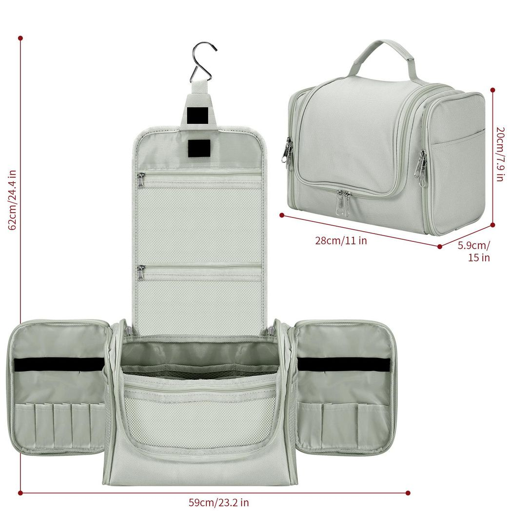 VINSANI TOILETRY BAG L.GREY 1010184