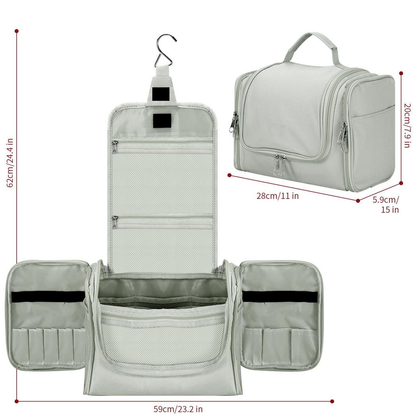 VINSANI TOILETRY BAG L.GREY 1010184