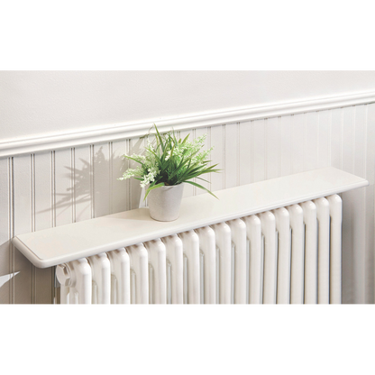 Radiator Shelf 115.5cm - White satin finish