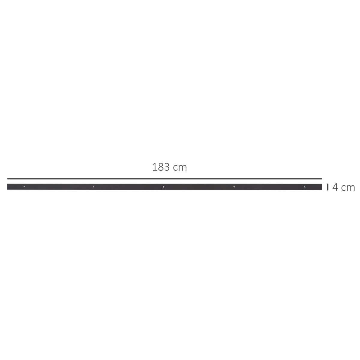 Sliding Door Rail Barn Door Kit Single Wooden 6FT /1830mm