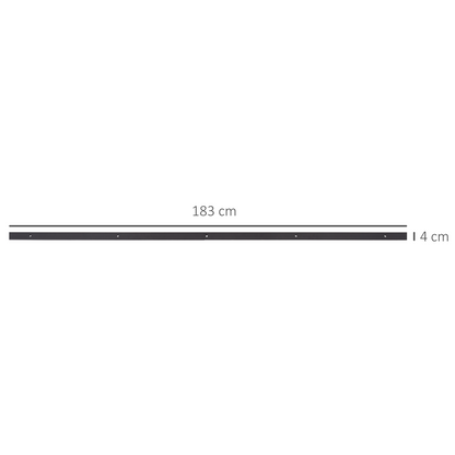 Sliding Door Rail Barn Door Kit Single Wooden 6FT /1830mm