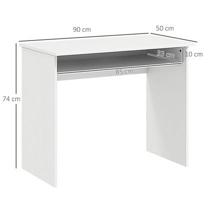 Workstation, 50Lx90Wx74H cm-White