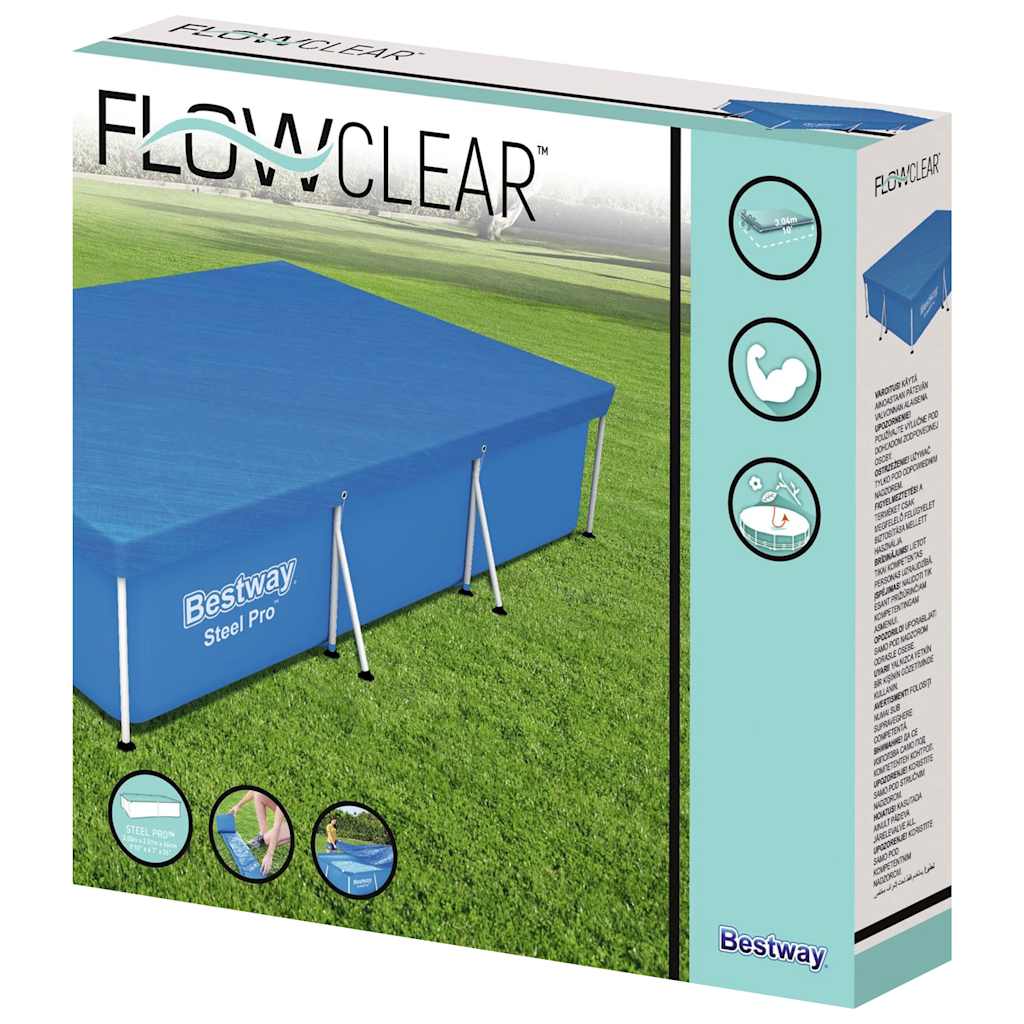 Flowclear Pool Cover 304x205x66 cm