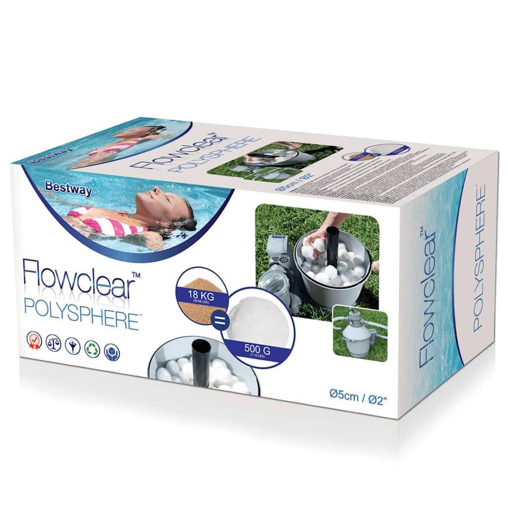 Flowclear Polysphere Filter Balls 500 g 58475