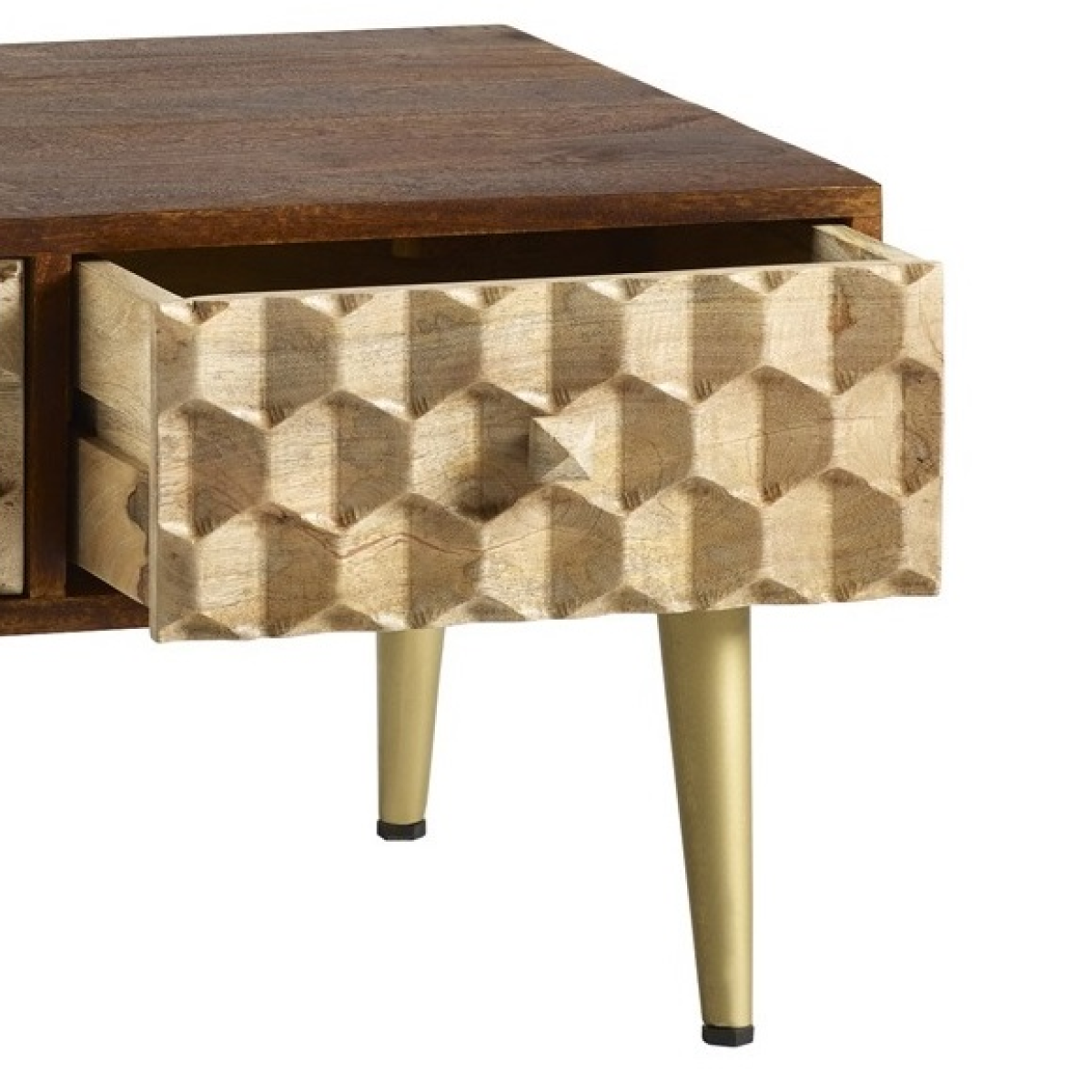Edison Coffee Table With 2 Drawers