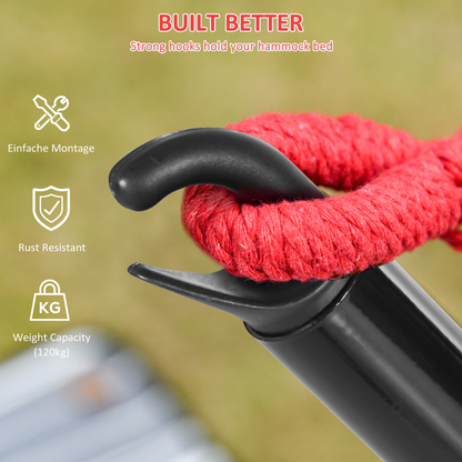 3(m) Metal Hammock Stand Frame Replacement Garden Outdoor Patio