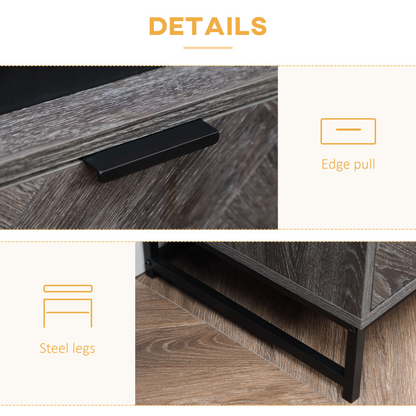 Nightstand, Bedside Table with Drawer and Shelf End Table Living Room, Bedroom