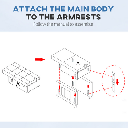 HOMCOM Pull Out Chair Bed, Sleeper Chair with Pillow, Side Pockets, Light Grey