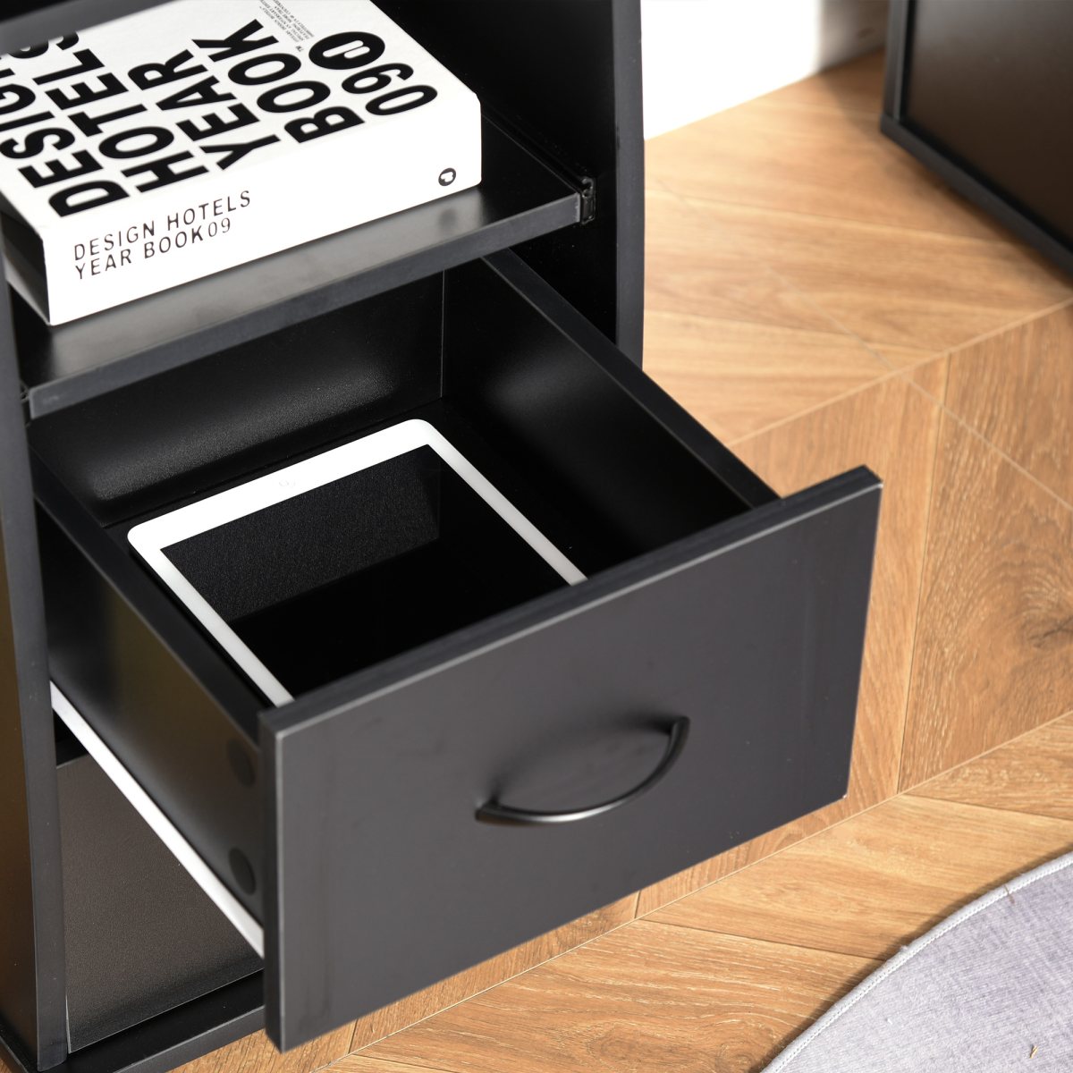 Computer Office Desk Table Workstation w/  Keyboard Tray, Drawer, Black HOMCOM