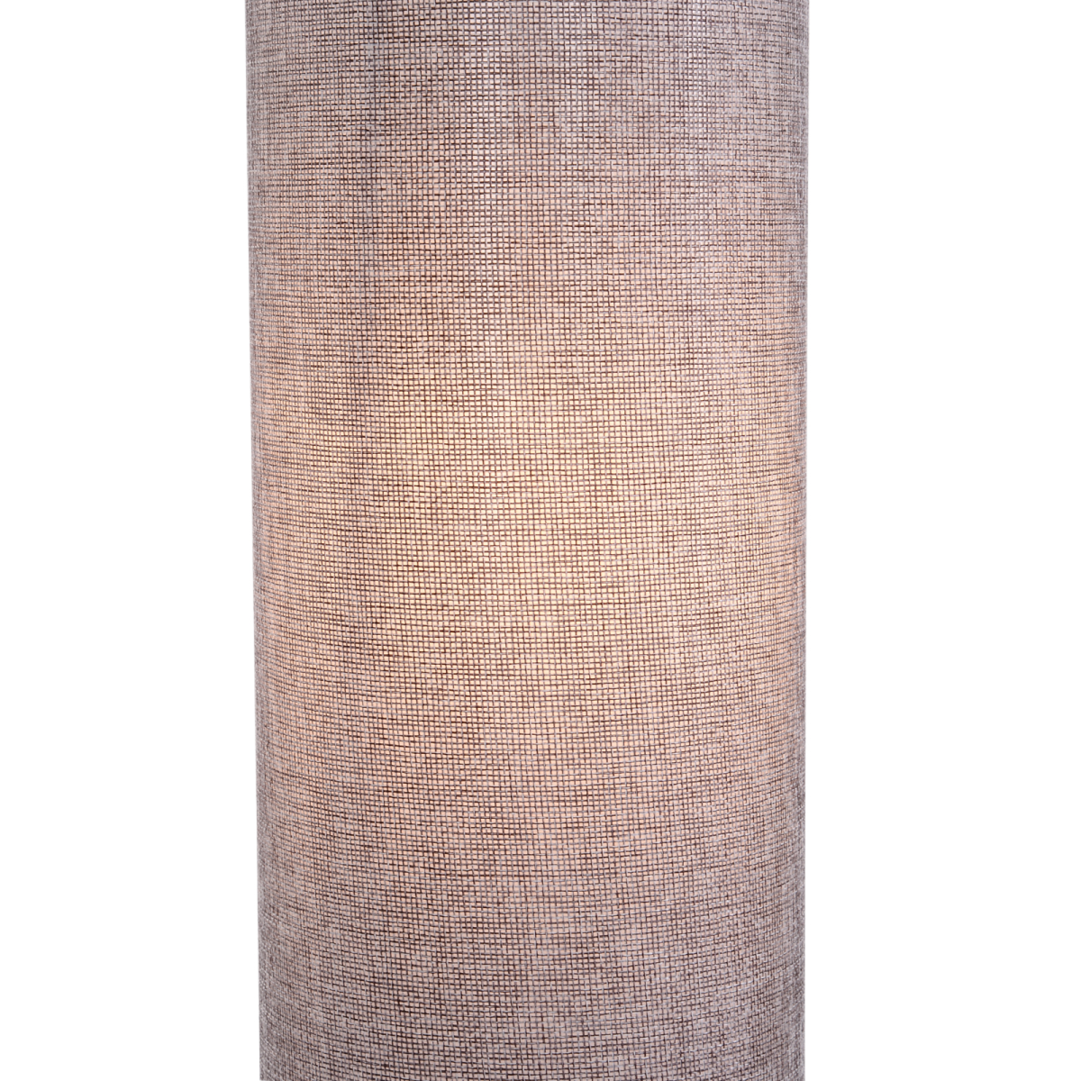 120H cm Wooden Base Floor Lamp W/Linen Fabric-Grey