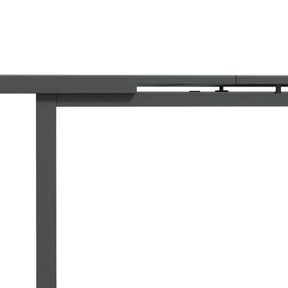 Outsunny Extending Garden Table Outdoor for 6-8 People, Aluminium Frame