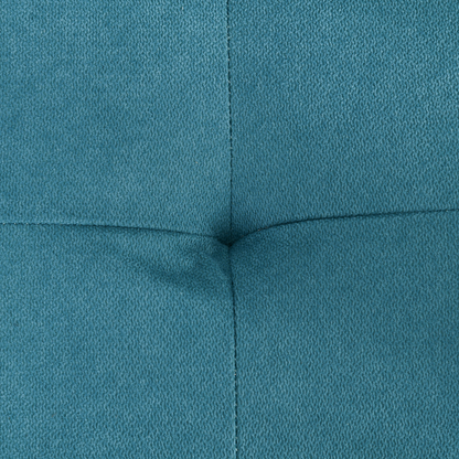 HOMCOM 2 Seater Sofa Bed Convertible Bed Settee with Cushions, Pockets, Blue