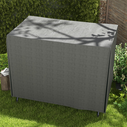 Outsunny Large Outdoor Swing Chair Cover  Garden Furniture Protector 164cm Grey