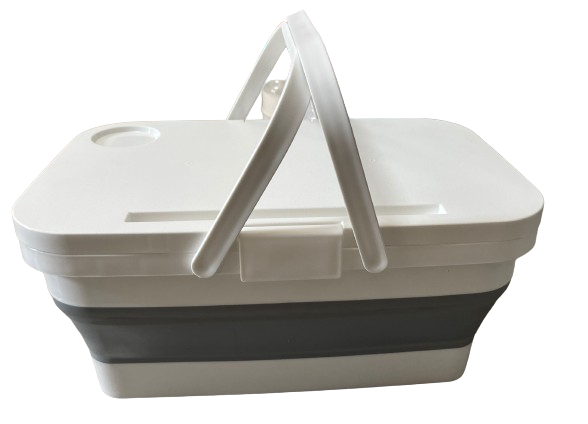Collapsible Picnic Basket with Tray