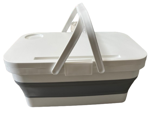Collapsible Picnic Basket with Tray