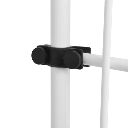 Manual Retractable Awning 150 cm Orange and White Stripes