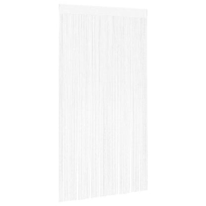 String Curtains 2 pcs 100x250 cm White