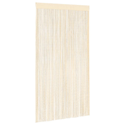 String Curtains 2 pcs 140x250 cm Cream