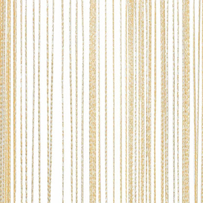 String Curtains 2 pcs 140x250 cm Cream